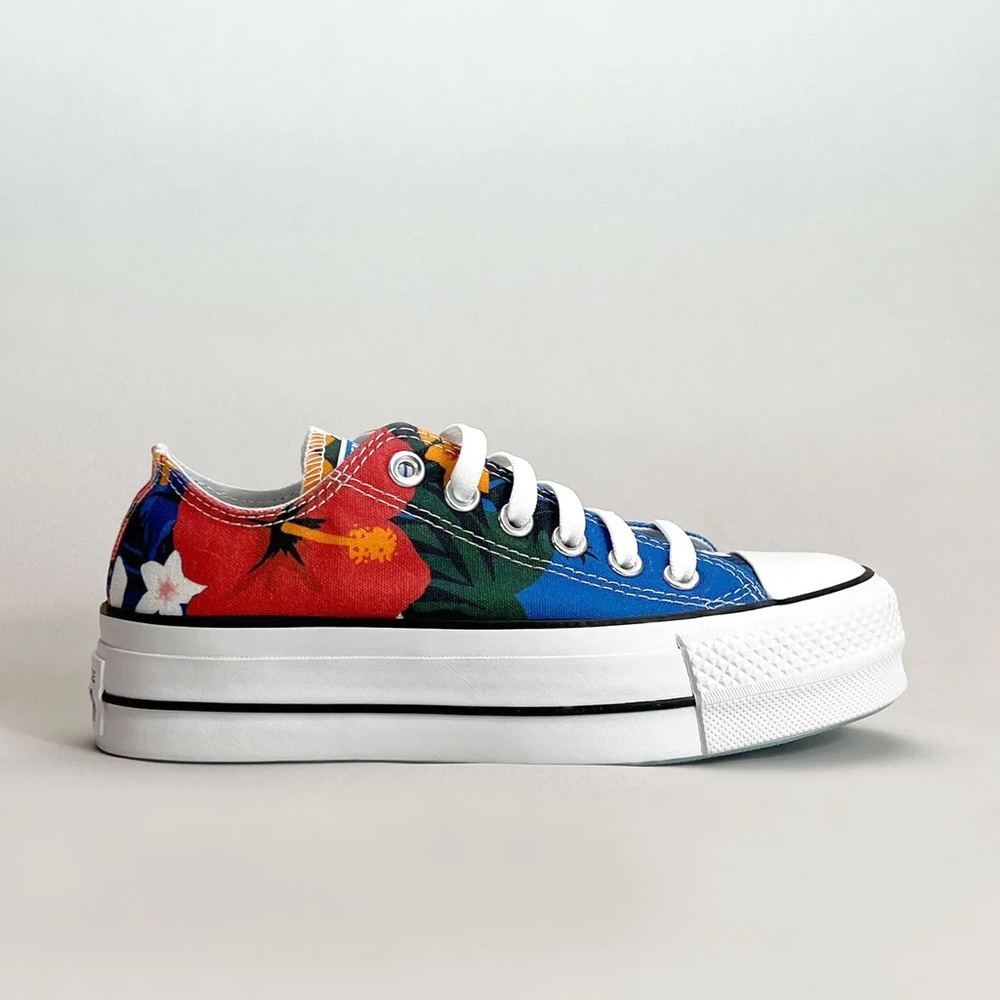 ❌SOLD❌Converse Tropical Lift Platform All Stars - Picture 2 of 9